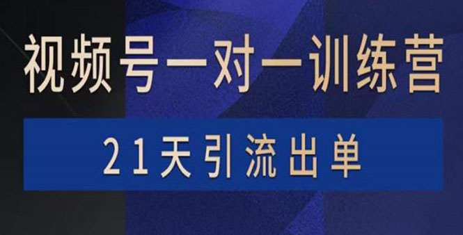 【副业项目4068期】视频号训练营：带货，涨粉，直播，游戏，四大变现新方向，21天引流出单-聚英社副业网