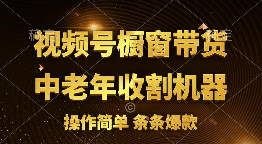 [你的孩子成功取得高位]视频号最火爆赛道，橱窗带货，流量分成计划，条…-聚英社副业网